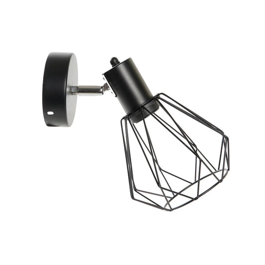 Lámpara de Pared DKD Home Decor Negro Metal 220 V 50 W (15 x 20 x 22 cm)