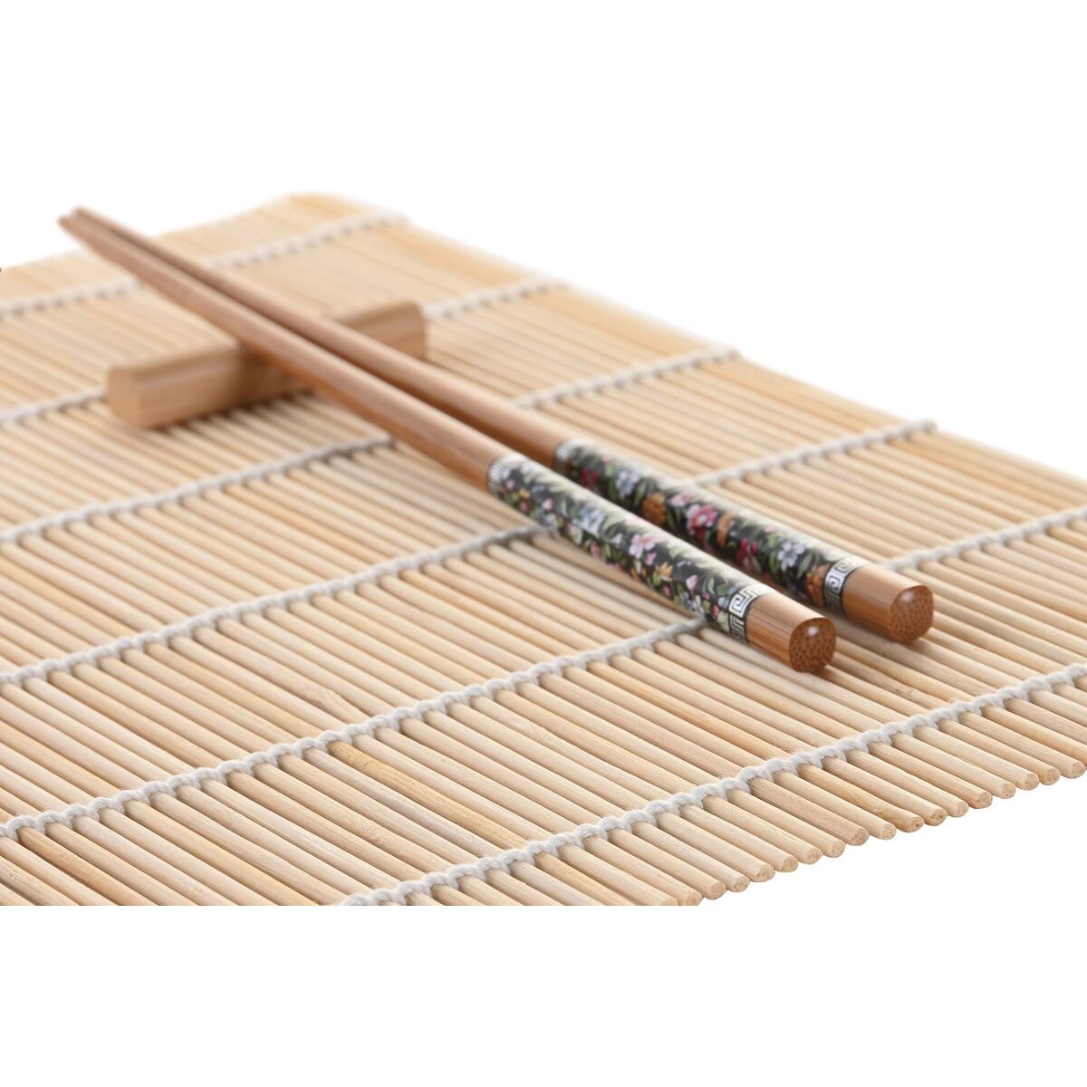 Set de Sushi DKD Home Decor Bambú Gres Oriental (16 Piezas)