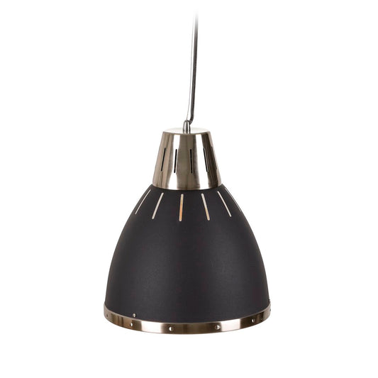 Lámpara de Techo Negro Metal 30 x 30 x 35 cm industrial