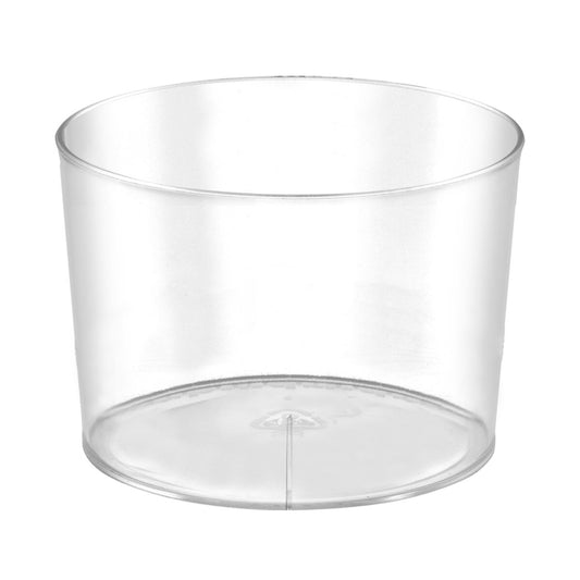 Set de vasos reutilizables Algon Bajo Transparente 230 ml Plástico (5 Unidades)