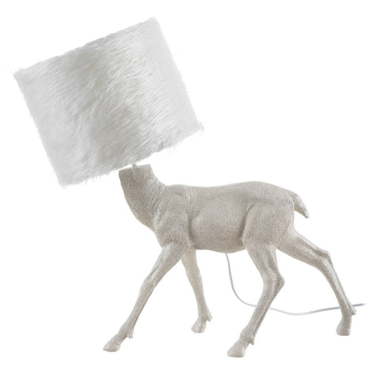 Lámpara de mesa 61 x 26 x 55 cm Blanco Poliresina