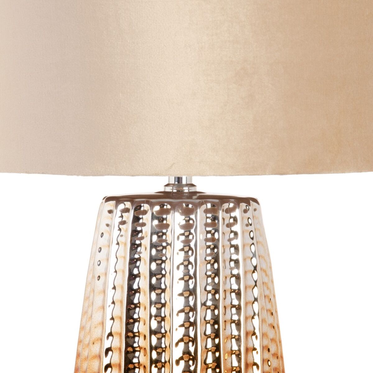 Lámpara de mesa Cerámica Dorado 30 x 30 x 40 cm