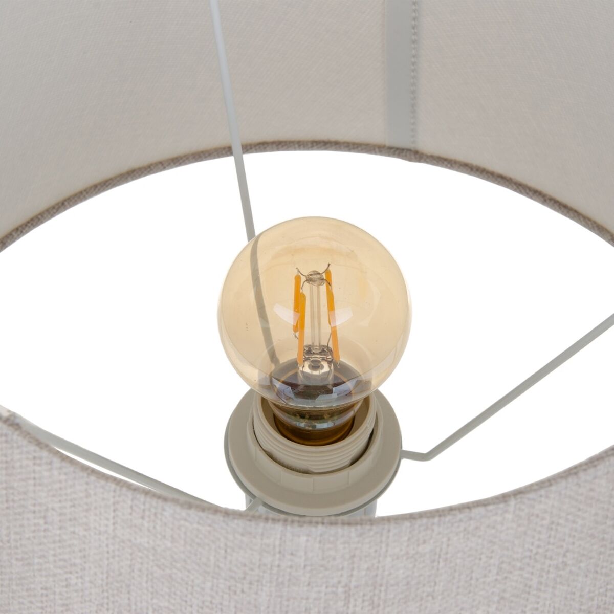 Lámpara de mesa 32 x 32 x 57 cm Cristal Plata