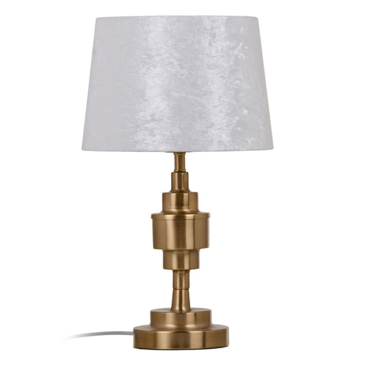Lámpara de mesa 28 x 28 x 48,5 cm Dorado Metal