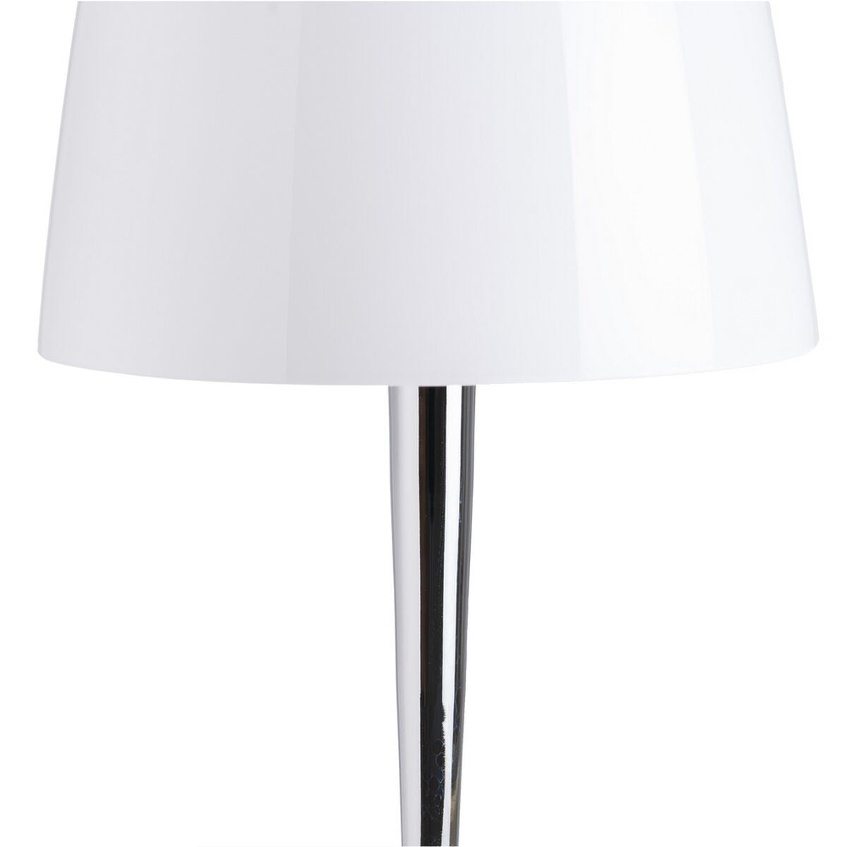Lámpara de mesa Cristal Metal Plata 28 x 28 x 56 cm