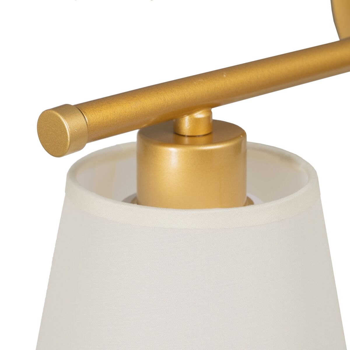 Lámpara de Pared 82 x 20 x 25 cm Tejido Sintético Dorado Metal Moderno