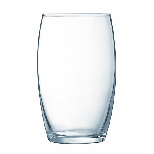 Set 6 of Curved Water Glasses 360 ml