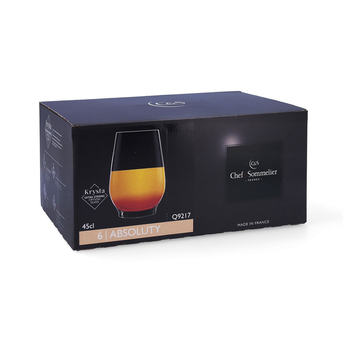 Conjunto de Copos Chef &amp; Sommelier Absoluty Transparente 6 Unidades Copo 450 ml