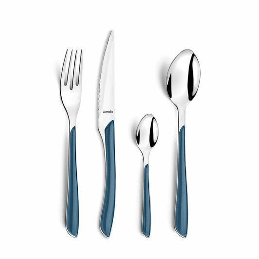 Amefa Eclat Cutlery Navy Blue Metal (24 pcs)