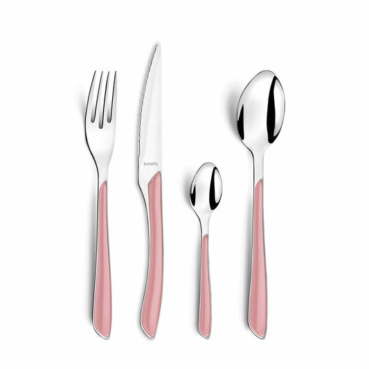 Amefa Eclat Pink Metal Cutlery (24 pcs)