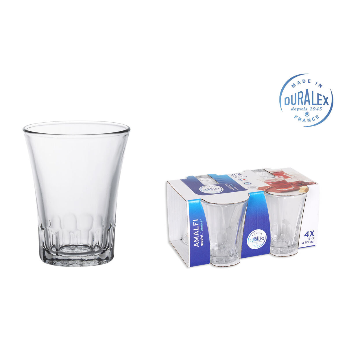 Vaso Duralex 1003AC04/4 4 Unidades (130 ml)