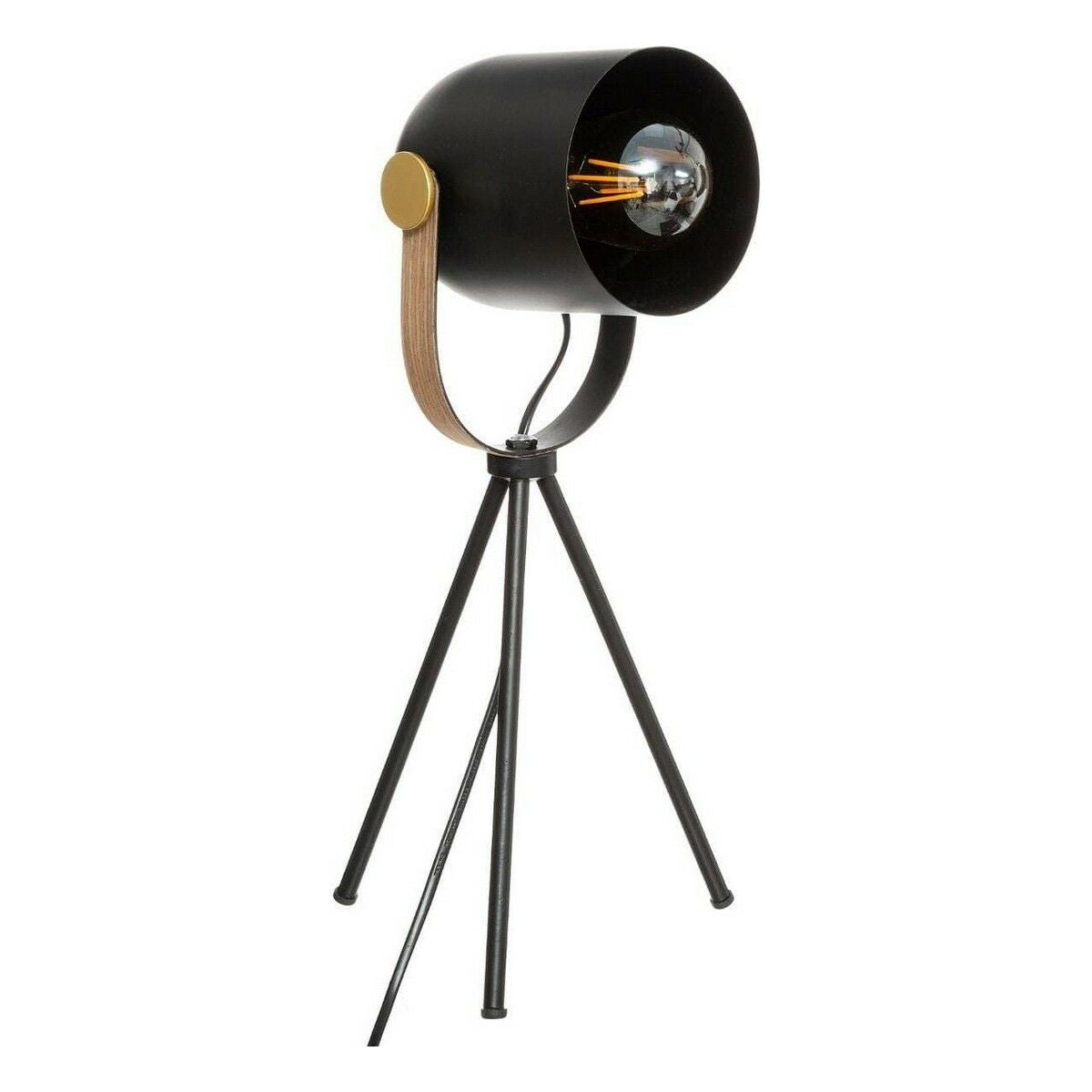 Table lamp Atmosphera Action Tripod 16 x 18 x 45 cm Black 25 W Polystyrene