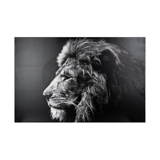 Black and White King of the Jungle Painting