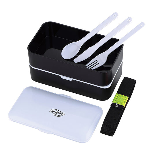 San Ignacio Compartment Lunch Box with Cutlery