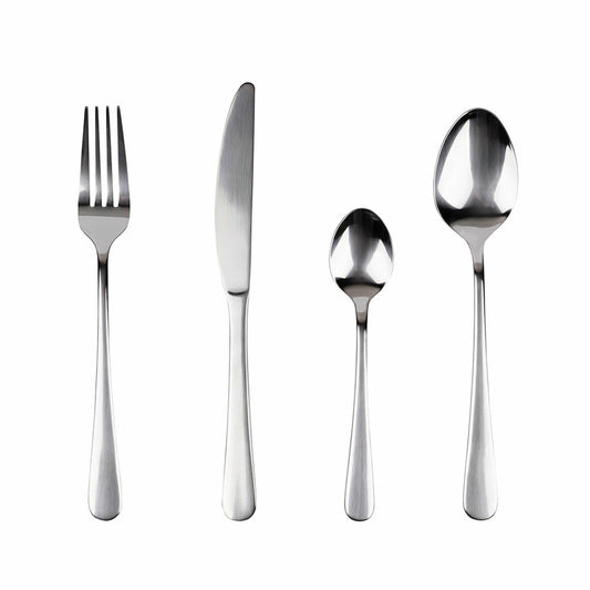 San Ignacio Natur Cutlery Recycled Gloss Stainless Steel (24 Pieces)