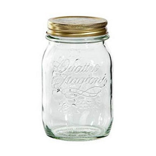 Bormioli Quattro Stag Glass Jar