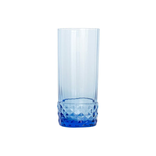 Bormioli Rocco America'20s Blue Glasses Set 6 Glass Units (400 ml)