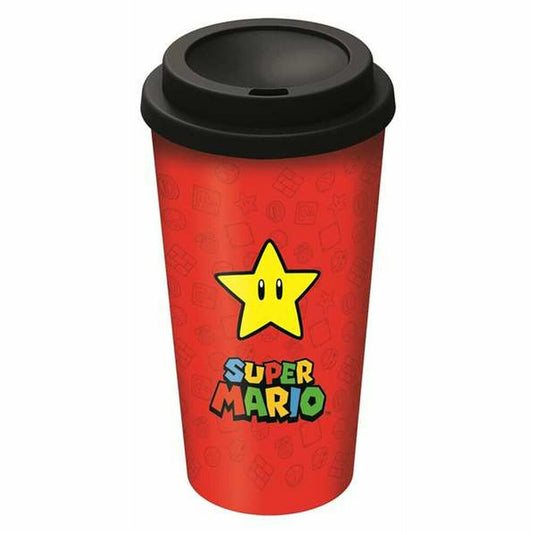 Copo Super Mario com tampa (520 ml)