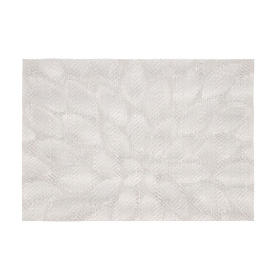 Placemat Bidasoa Ikonic Leaves Gray PVC (45 x 30 cm) (Pack 12x)