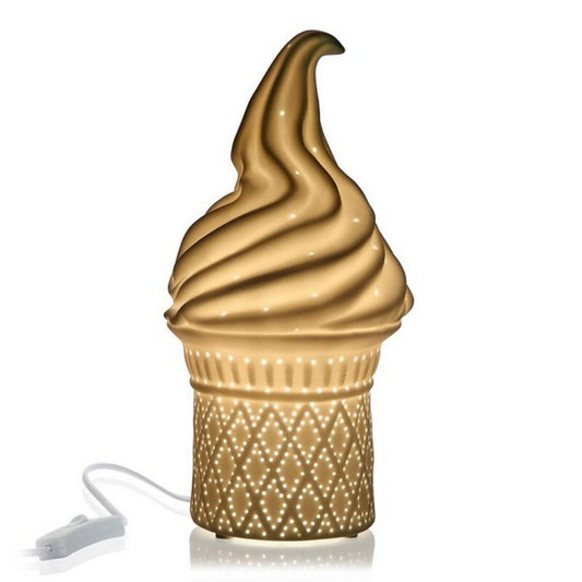 Table lamp Versa Ice Cream 25W Porcelain (13.7 x 27 x 13.7 cm)