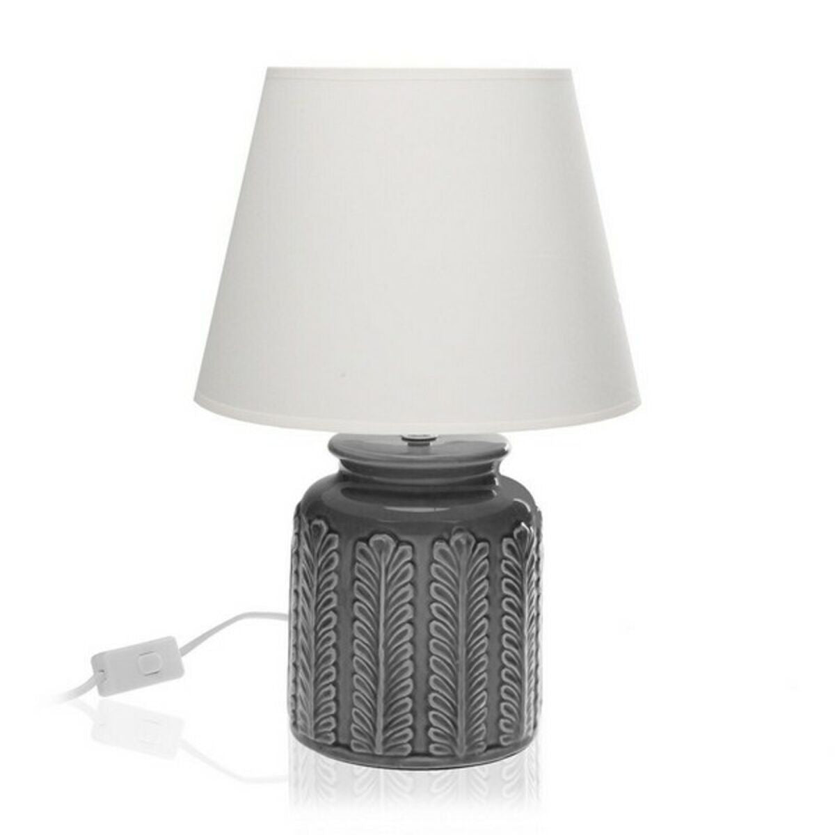 Ceramic Table Lamp White/Grey