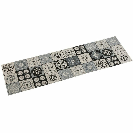 Table Runner Versa Mosaic Black Polyester (44.5 x 0.5 x 154 cm)