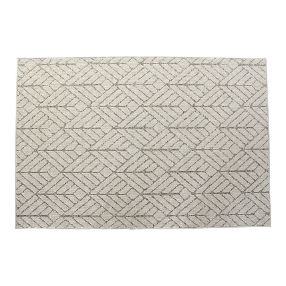 Alfombra DKD Home Decor Poliéster Chic (120 x 180 x 1 cm)