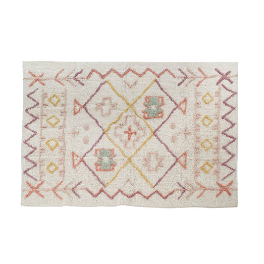 Tapete Boho de algodão para decoração de casa DKD (120 x 180 x 1 cm)