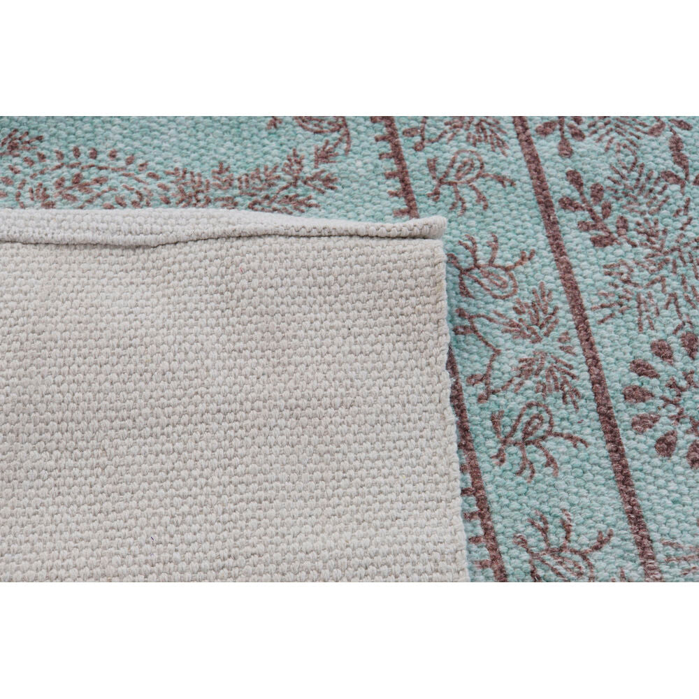 Tapete DKD Home Decor Azul Verde Árabe (160 x 230 x 0,4 cm) (2 Unidades)