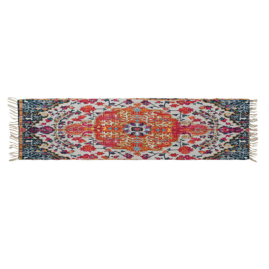 Tapete DKD Home Decor Cotton Multicolor Chenille (60 x 240 x 1 cm)