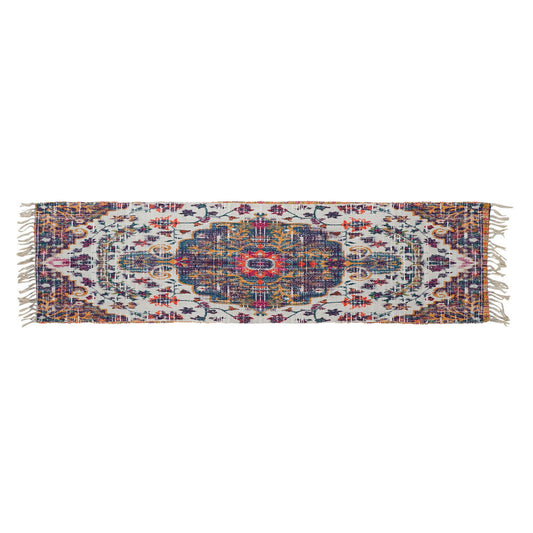 Rug DKD Home Decor Cotton Multicolor Chenille (60 x 240 x 1 cm)