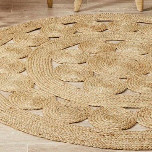 Round Natural Carpet 200 cm