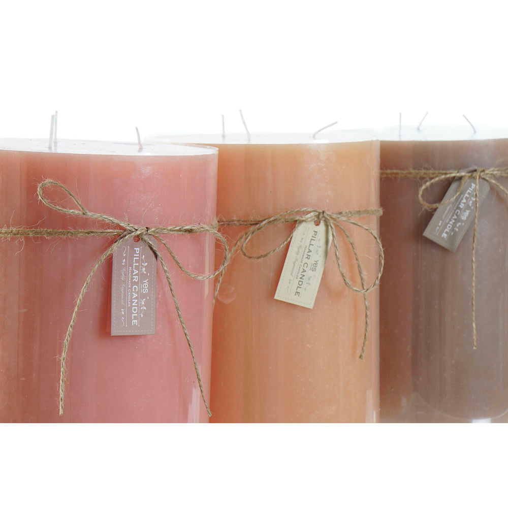 DKD Home Decor Scented Candle (3 pcs) (15 x 15 x 20 cm)