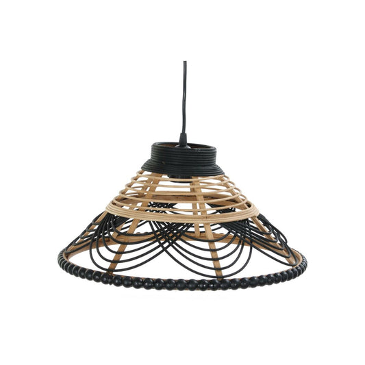 DKD Home Decor Rattan Bicolor Ceiling Lamp 50 W (41 x 41 x 21 cm)