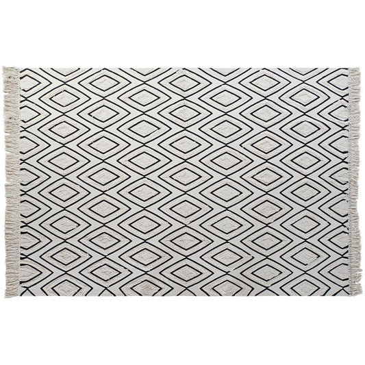 Tapete DKD Home Decor Preto Branco (160 x 250 x 0,7 cm)