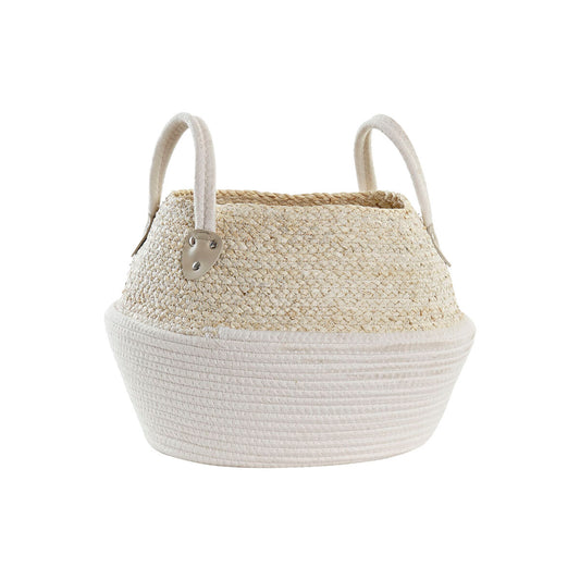 Natural fiber cotton basket (37 x 37 x 25 cm)