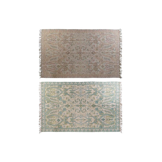 Carpet DKD Home Decor Red Green Arabic (200 x 290 x 0.5 cm) (2 Units)