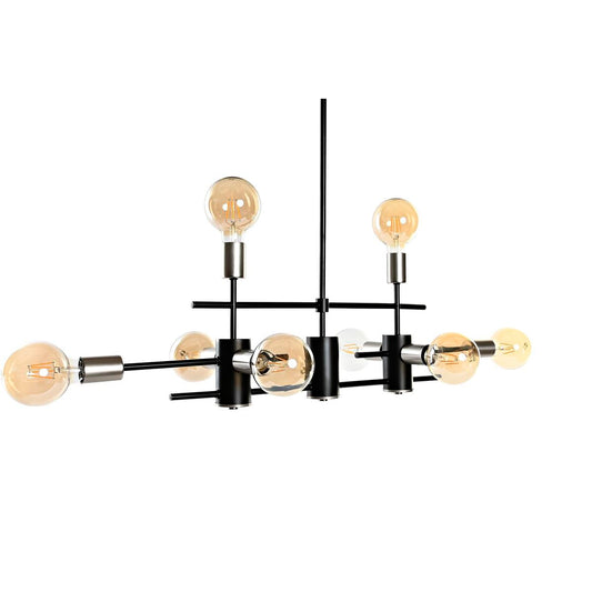 DKD Home Decor Black Ceiling Lamp (87 x 18 x 28 cm)