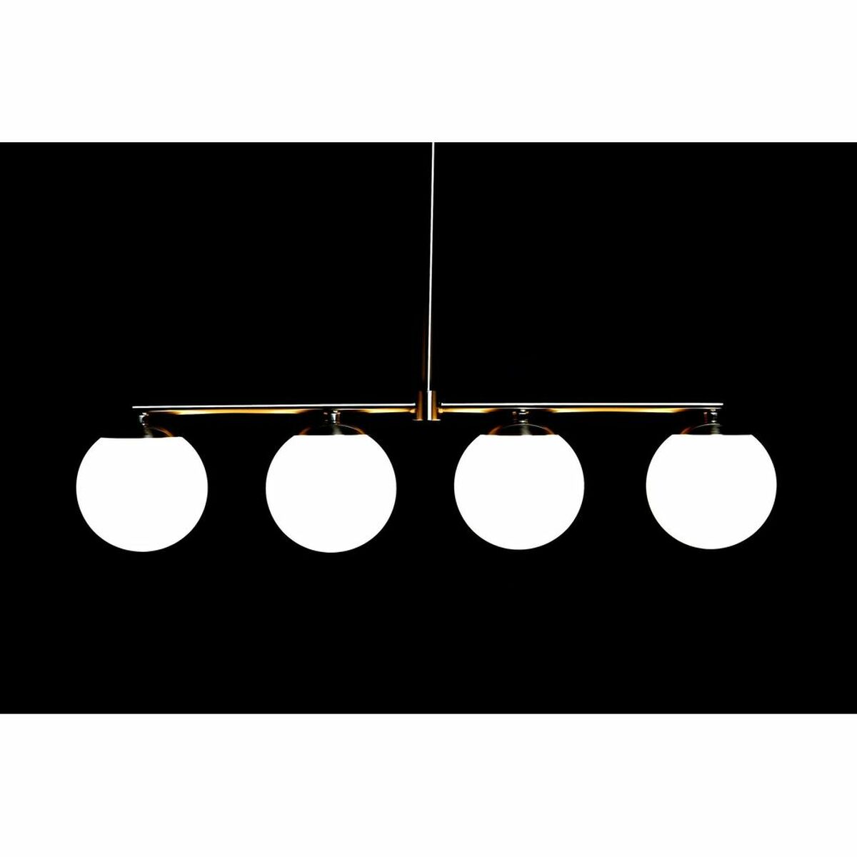 Luminária de teto DKD Home Decor Gold White 220 V (70 x 19 x 15 cm)