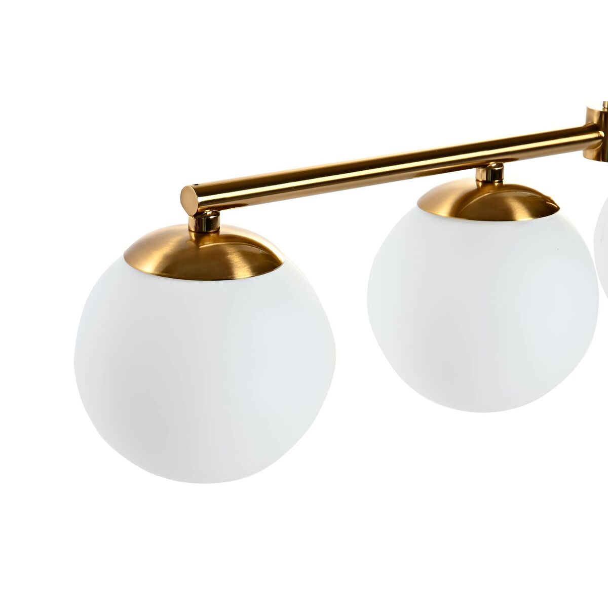 Ceiling Lamp DKD Home Decor Gold White 220 V (70 x 19 x 15 cm)