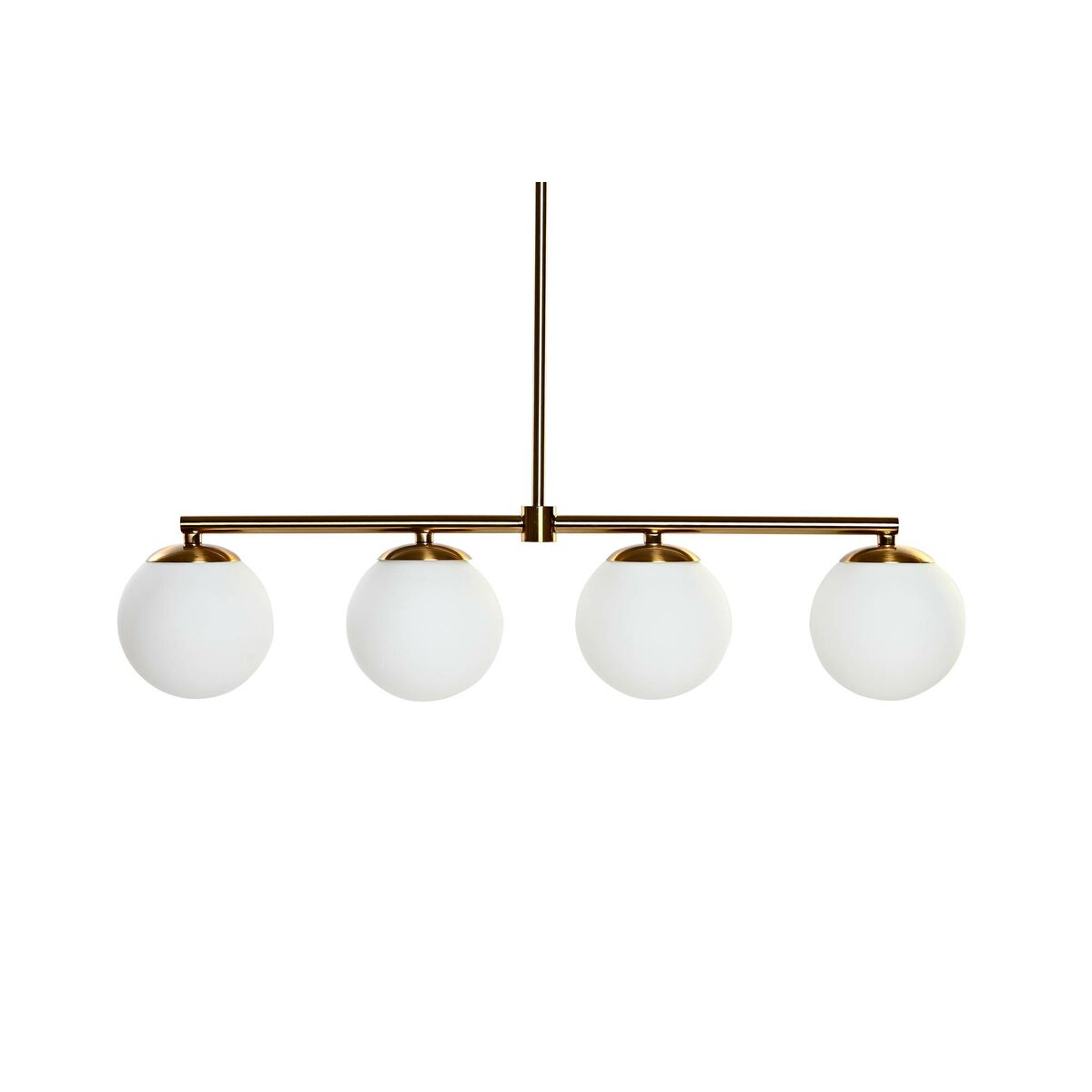 Ceiling Lamp DKD Home Decor Gold White 220 V (70 x 19 x 15 cm)