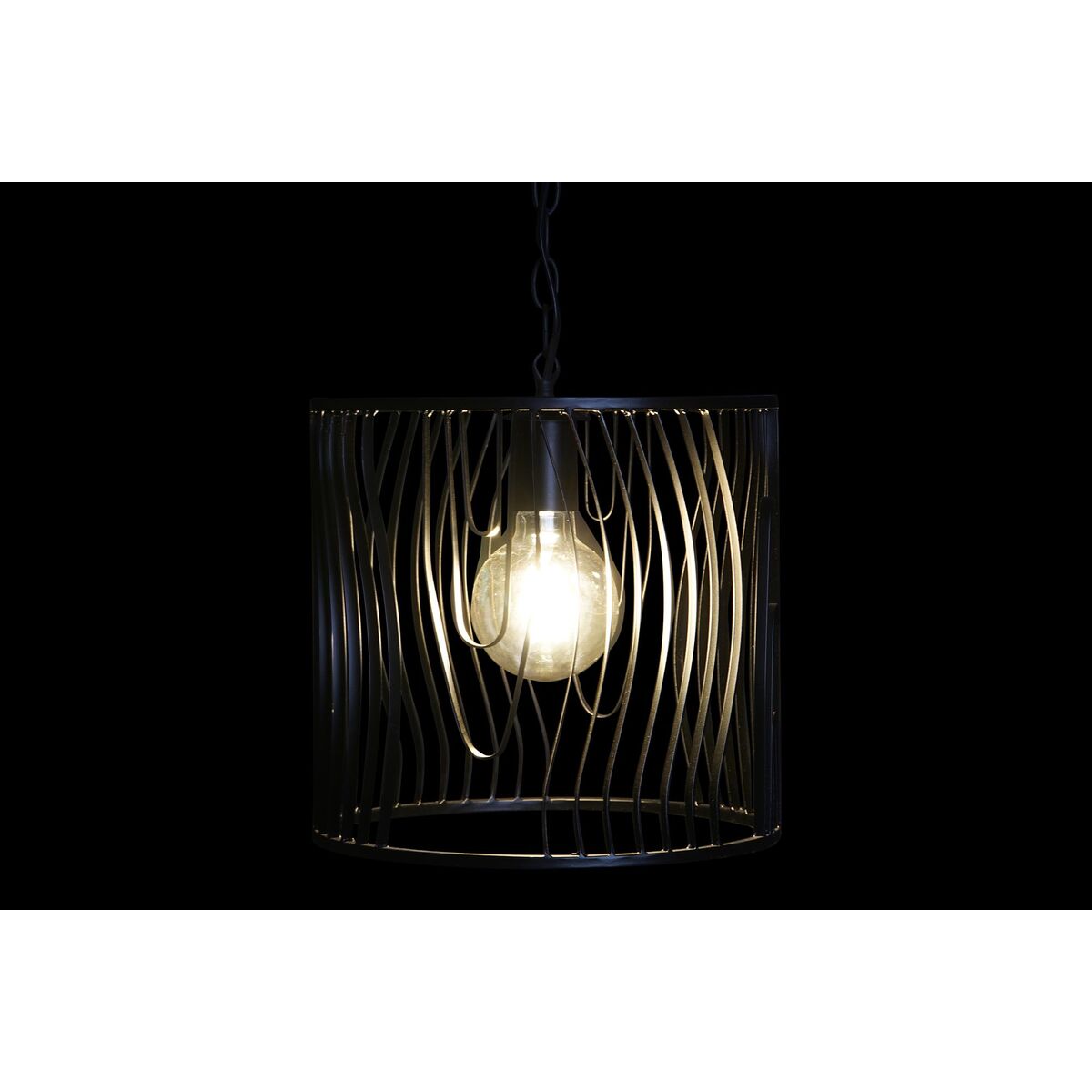 Ceiling Lamp DKD Home Decor Black 220 V 50 W (30 x 30 x 28 cm)