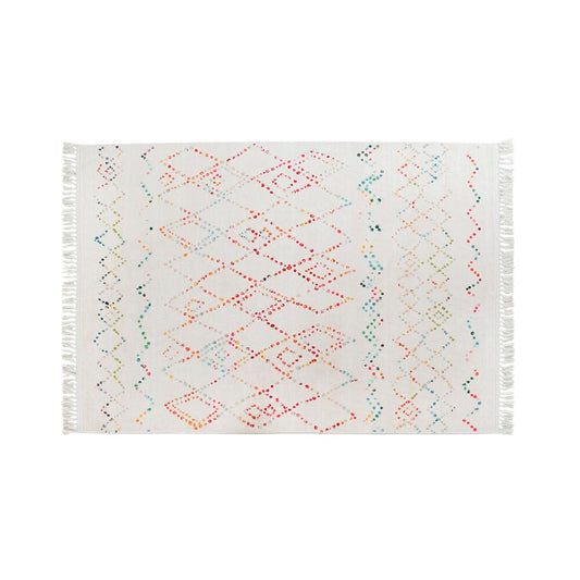 Rug DKD Home Decor White Multicolor (120 x 180 x 0.7 cm)