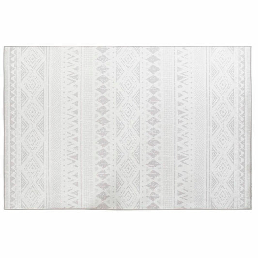 Rug DKD Home Decor Beige White Ikat (200 x 290 x 0.4 cm)