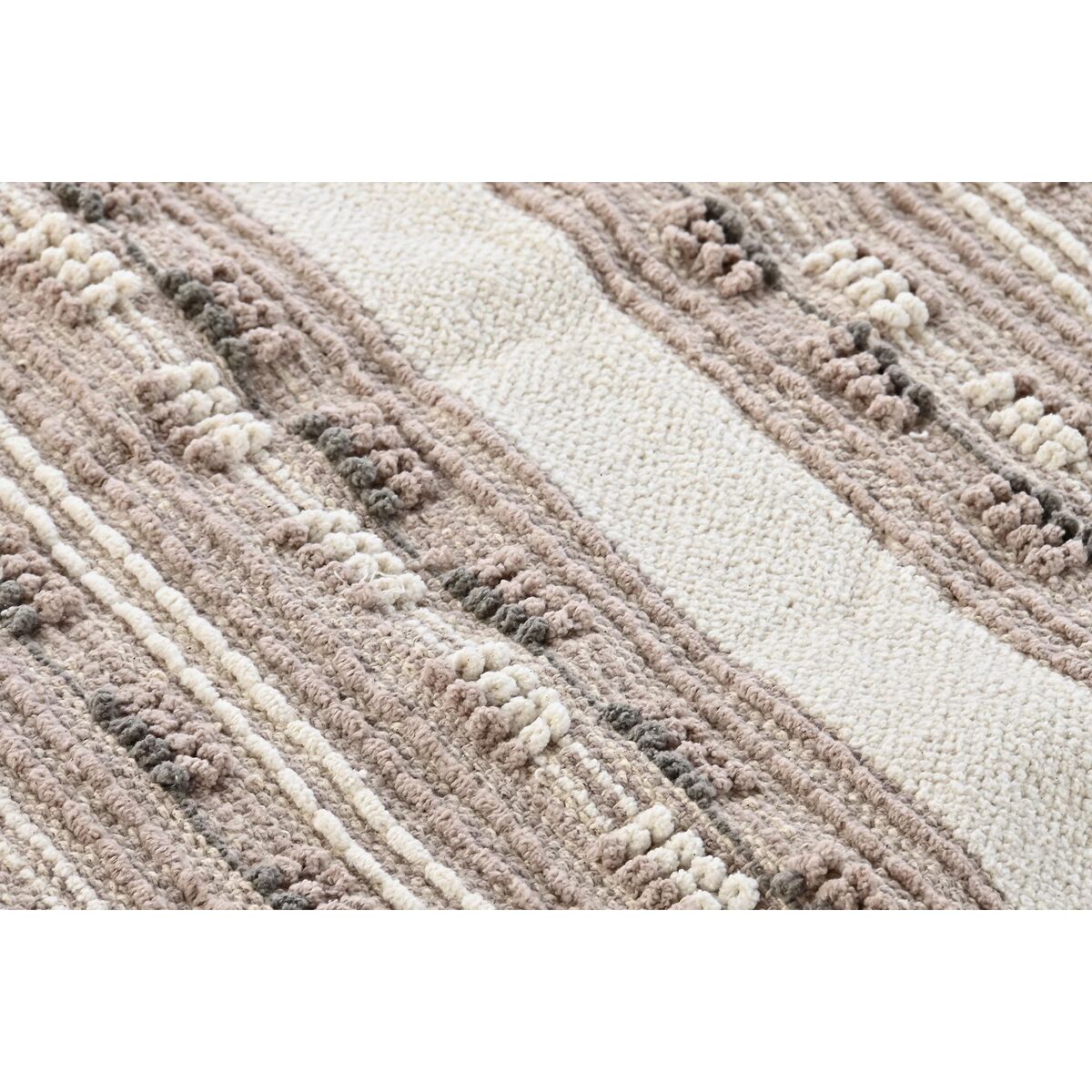 Tapete DKD Home Decor Franjas Boho Poliéster Algodão (120 x 180 cm)