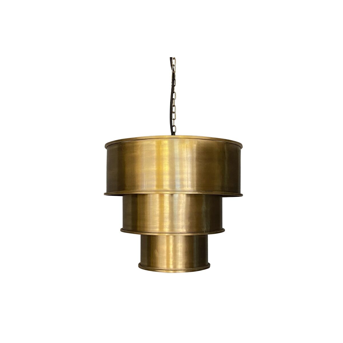 DKD Home Decor Gold Iron Ceiling Lamp (42 x 42 x 41 cm)