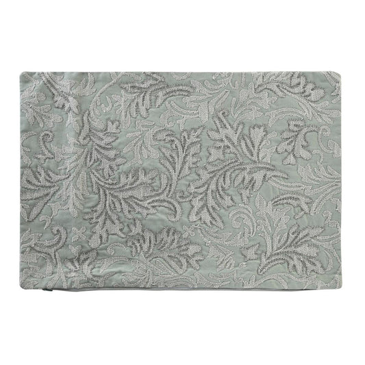 Funda de cojín DKD Home Decor Floral Verde (60 x 1 x 40 cm)