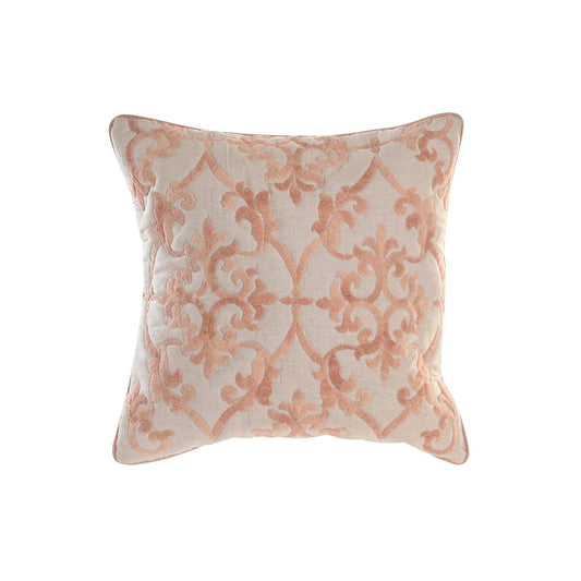 DKD Home Decor Cushion Beige Pink Polyester Cotton (50 x 15 x 50 cm)