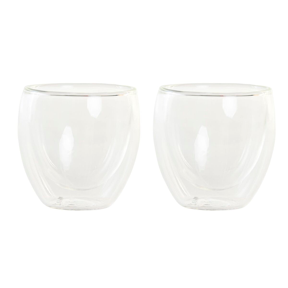 DKD Home Decor Glass Set 100 ml 6.7 x 6.7 x 6.4 cm