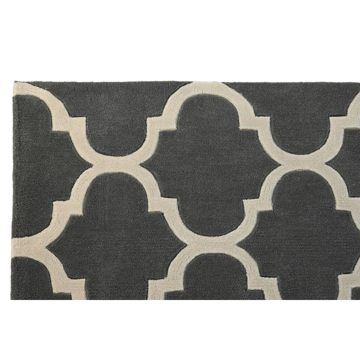 Rug DKD Home Decor Gray Polyester 120 x 180 x 2 cm Ethnic